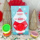 Play Dough Santa Claus Printable Christmas Treat Cards for Kids