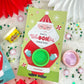 Play Dough Santa Claus Printable Christmas Treat Cards for Kids