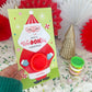 Play Dough Santa Claus Printable Christmas Treat Cards for Kids