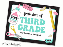 Load image into Gallery viewer, First and Last Day of School Signs, PreK-12th Grade Available, Editable Date!
