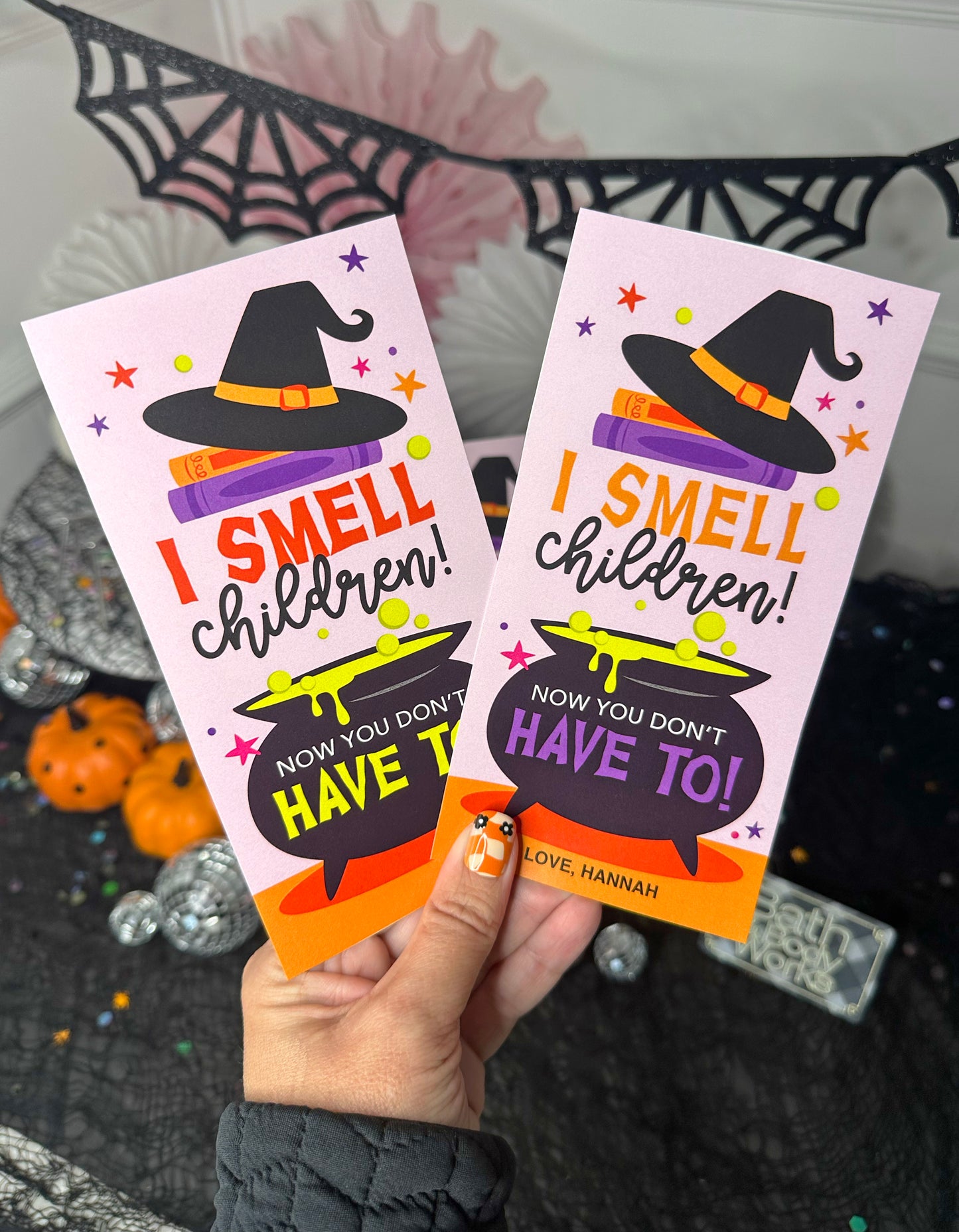 I Smell Children Funny Halloween Teacher Gift Tags