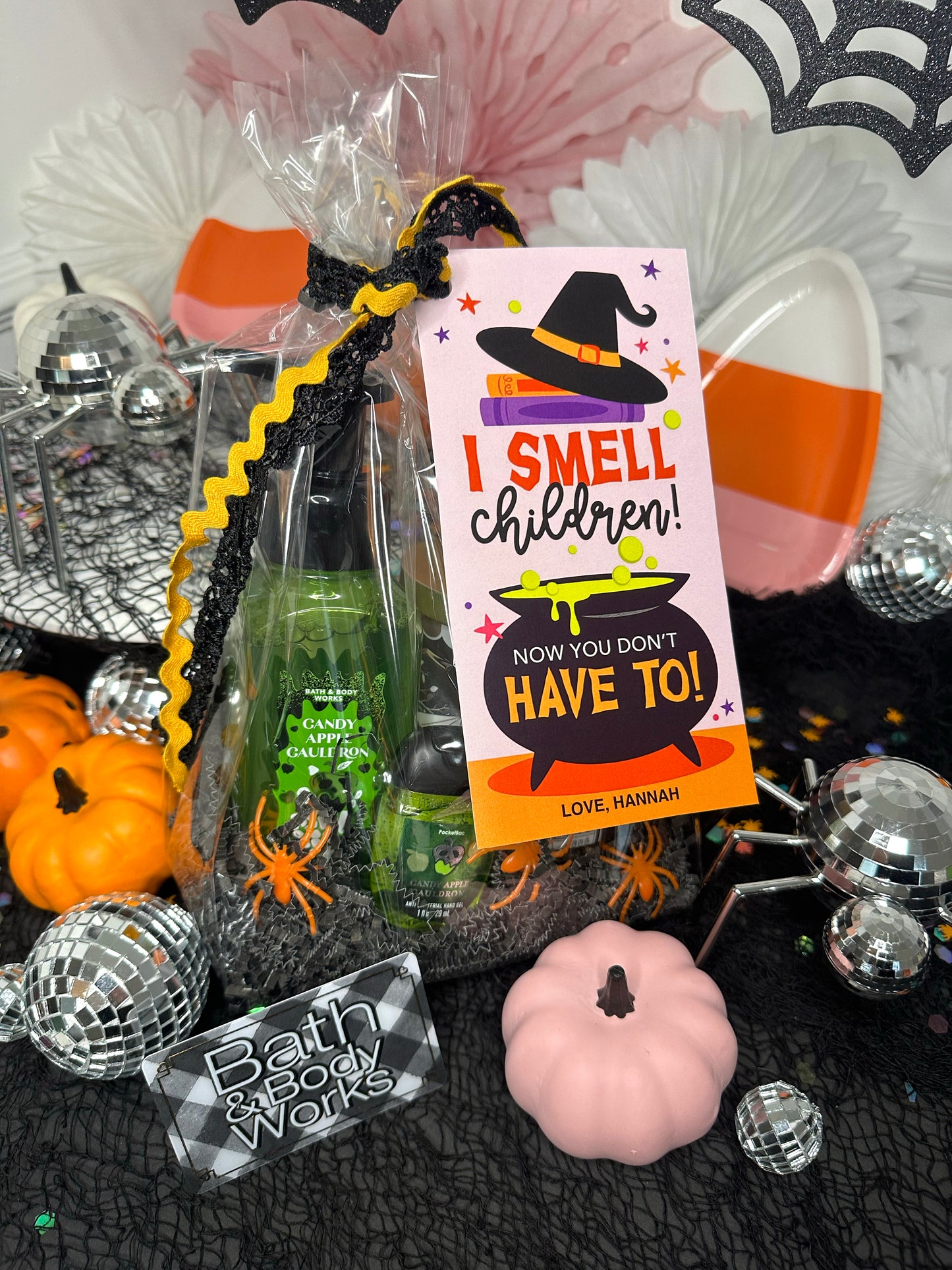 I Smell Children Funny Halloween Teacher Gift Tags