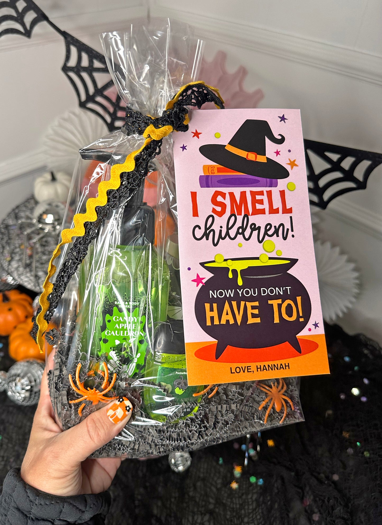 I Smell Children Funny Halloween Teacher Gift Tags