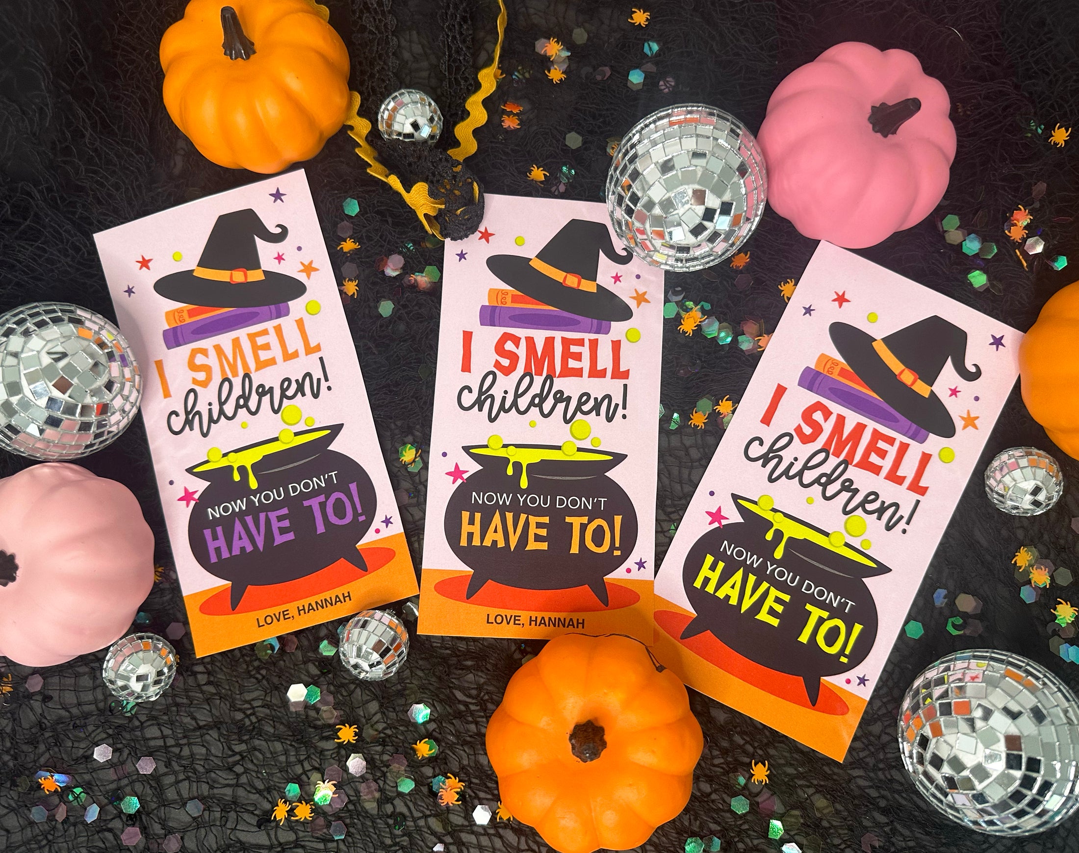 I Smell Children Hocus Pocus Funny Halloween Teacher Gift Tags ...