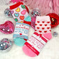 Printable Sock Valentine Tags and Wrappers