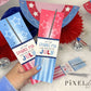 Let the Sparks Fly Like the 4th of July Sparkler Holder Cards, Patriotic Party Favors