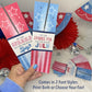 Let the Sparks Fly Like the 4th of July Sparkler Holder Cards, Patriotic Party Favors