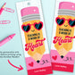 Printable Valentine Pencil Bookmark Teacher Gift Tags