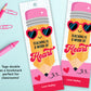 Printable Valentine Pencil Bookmark Teacher Gift Tags