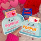 Retro Toaster Pop Pastry Printable Valentine Cards