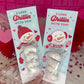 Snowman Powdered Donut Valentine Treat Cards