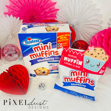 Load image into Gallery viewer, Mini Muffin Bag Topper Valentines, Printable Classroom Valentine Cards
