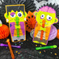 Frankenstein & Zombie Halloween Treat Holder Printable Cards