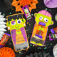 Frankenstein & Zombie Halloween Treat Holder Printable Cards