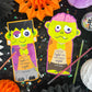 Frankenstein & Zombie Halloween Treat Holder Printable Cards