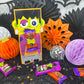 Frankenstein & Zombie Halloween Treat Holder Printable Cards