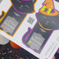 Black Cat Witch Halloween Treat Holder Printable Card