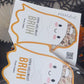 Camo Hat Ghost Printable Halloween Treat Cards for Kids