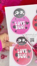Load and play video in Gallery viewer, Love Bug Lollipop Printable Valentine Cards

