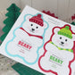 Christmas Gummy Polar Bear Printable Treat Holder Cards