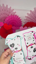 Load and play video in Gallery viewer, Dalmatian Printable Valentine Treat Holder Cards

