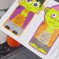 Frankenstein & Zombie Halloween Treat Holder Printable Cards