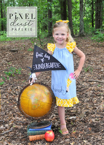 First and Last Day of School Printable Pennant Banners
