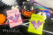 Load image into Gallery viewer, Cute Bat Treat Holder Printable Halloween Cards
