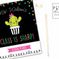 Cute Cactus Personalized Teacher Classroom Binder Cover Set