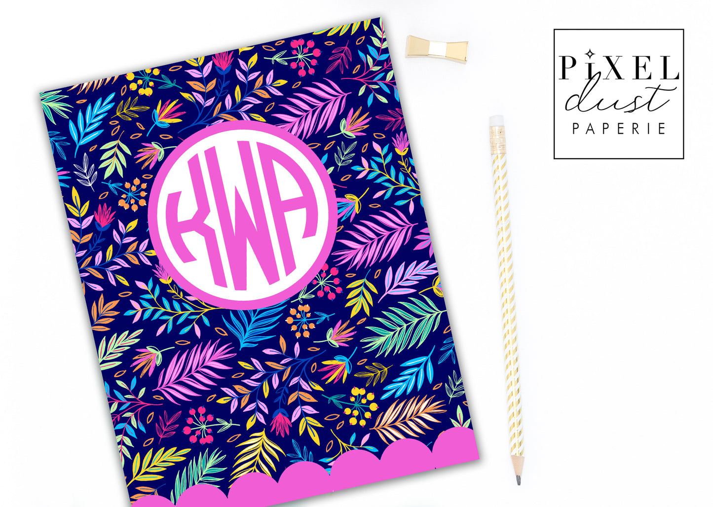 Floral Binder Cover Set