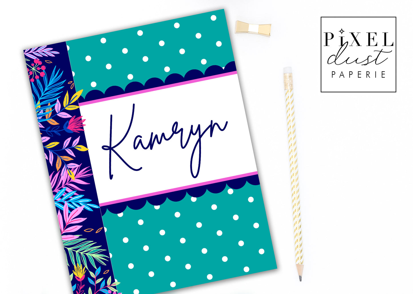Floral Binder Cover Set