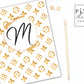 Stay Golden Personalized Chic & Elegant Gold Binder Cover Set