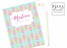 Load image into Gallery viewer, Ice Cream Binder Cover Set
