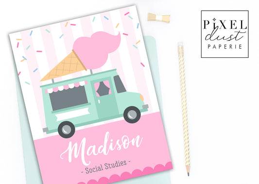 Ice Cream Binder Cover Set