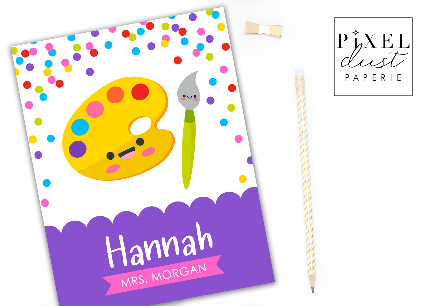 Cute School Kindergarten Binder Cover Set