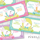 Bunny Bucks Easter Egg Coupons / Easter Basket Coupon Tokens