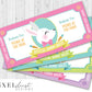 Bunny Bucks Easter Egg Coupons / Easter Basket Coupon Tokens