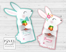 Load image into Gallery viewer, Easter Bunny Printable Treat Holder Cards
