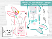 Load image into Gallery viewer, Easter Bunny Printable Treat Holder Cards
