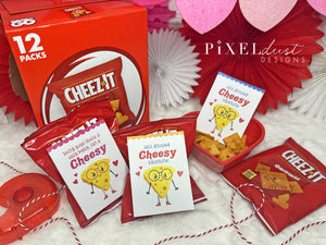Cheesy Cheese Printable Valentine Cards for Kids