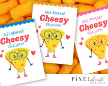 Load image into Gallery viewer, Cheesy Cheese Printable Valentine Cards for Kids
