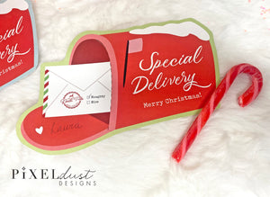 Christmas Mailbox Special Delivery Printable Cards