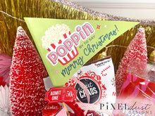 Load image into Gallery viewer, Christmas Movie Night Gift Basket Card &amp; Pennant Flags
