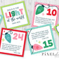 Christmas Countdown Printable Advent Calendar Scripture Cards