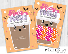 Load image into Gallery viewer, Hocus Pocus Halloween Coffee Gift Card Holder
