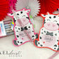 Cute Cow Printable Valentine Treat Holder Cards