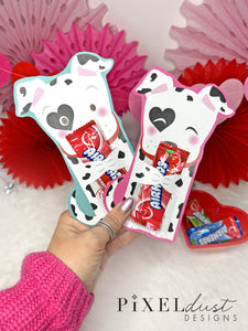 Dalmatian Printable Valentine Treat Holder Cards