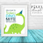 Dinosaur Birthday Party 8x10 Welcome Sign Printable File