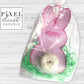 Easter Bunny Donut Tail Printable Treat Cards