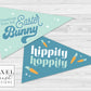 Greetings from the Easter Bunny Pennant Flag Set